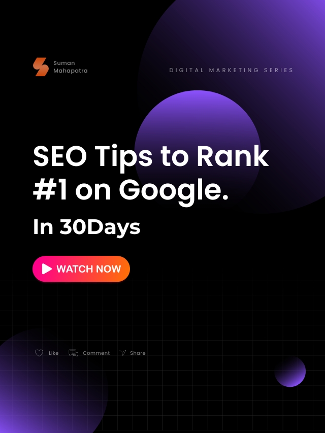10 SEO Tips for New Bloggers to Rank #1 on Google in 30 Days.