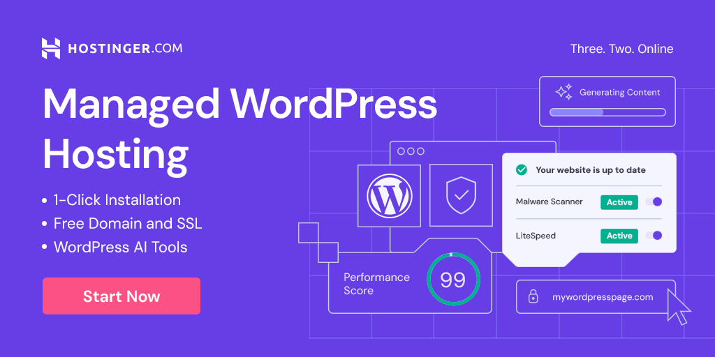 Hostinger WordPress Hosting For Newbies: The Ultimate Starter Plan